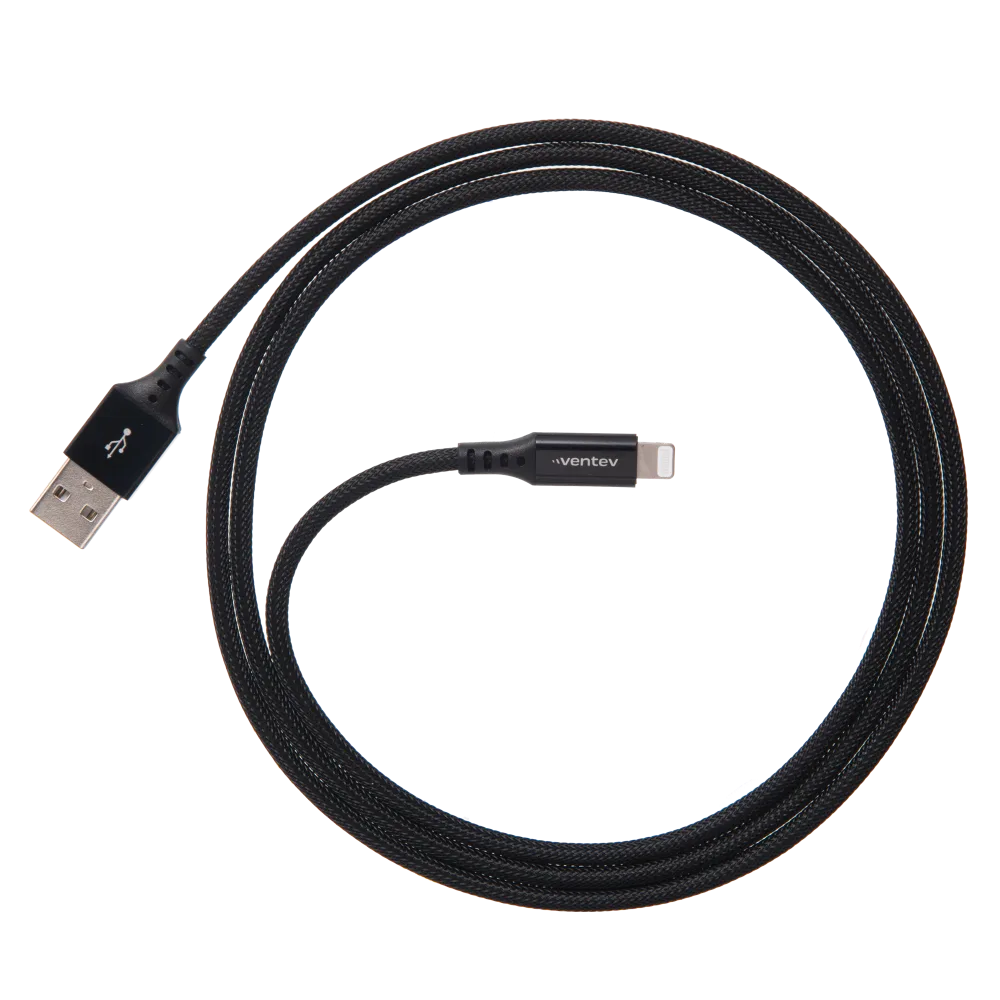 USB-A to Apple Lightning High Speed Ultradurable Cable Ventev
