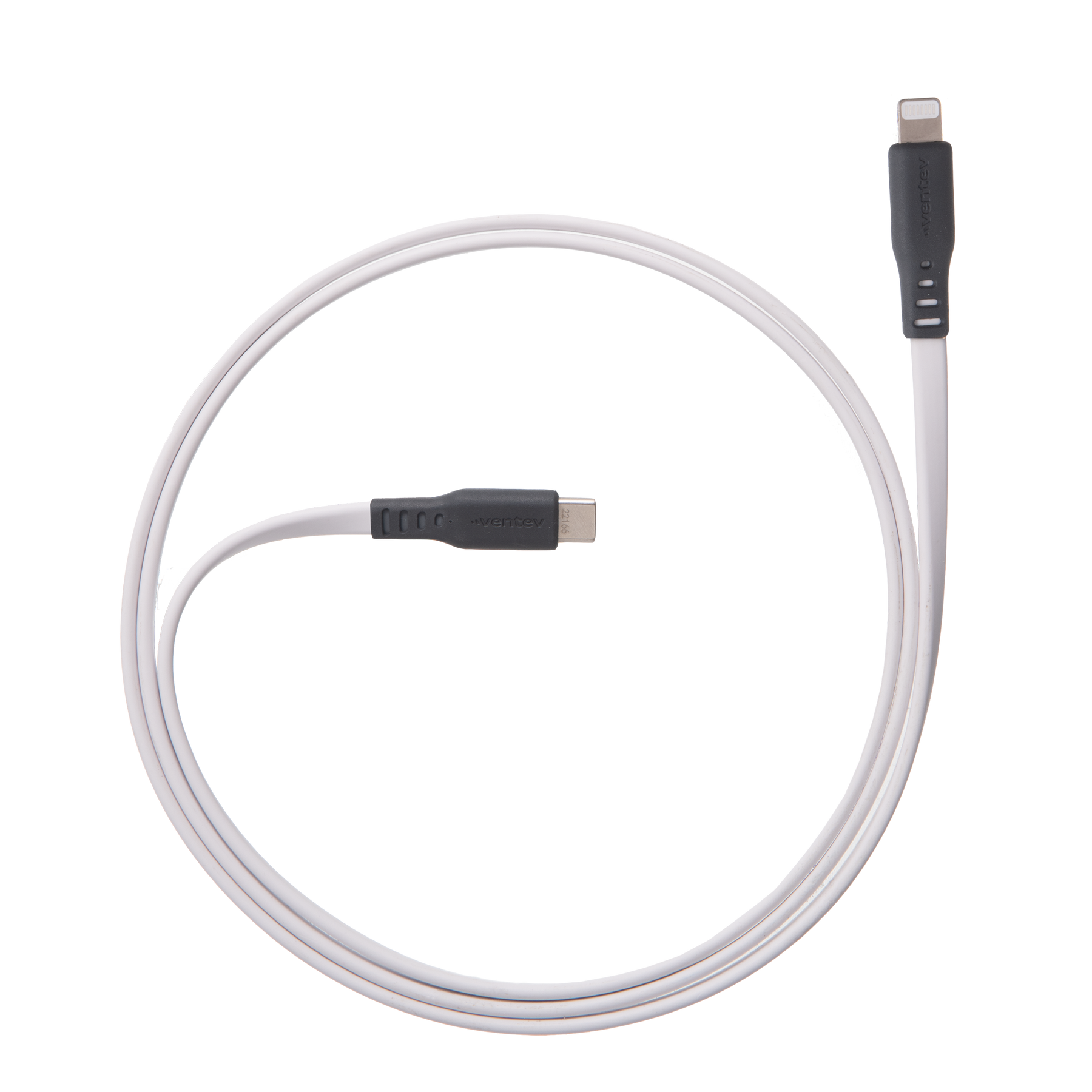 フライゴン Flat USB-C to Apple Lightning High Speed Tangle-Free 6 Foot