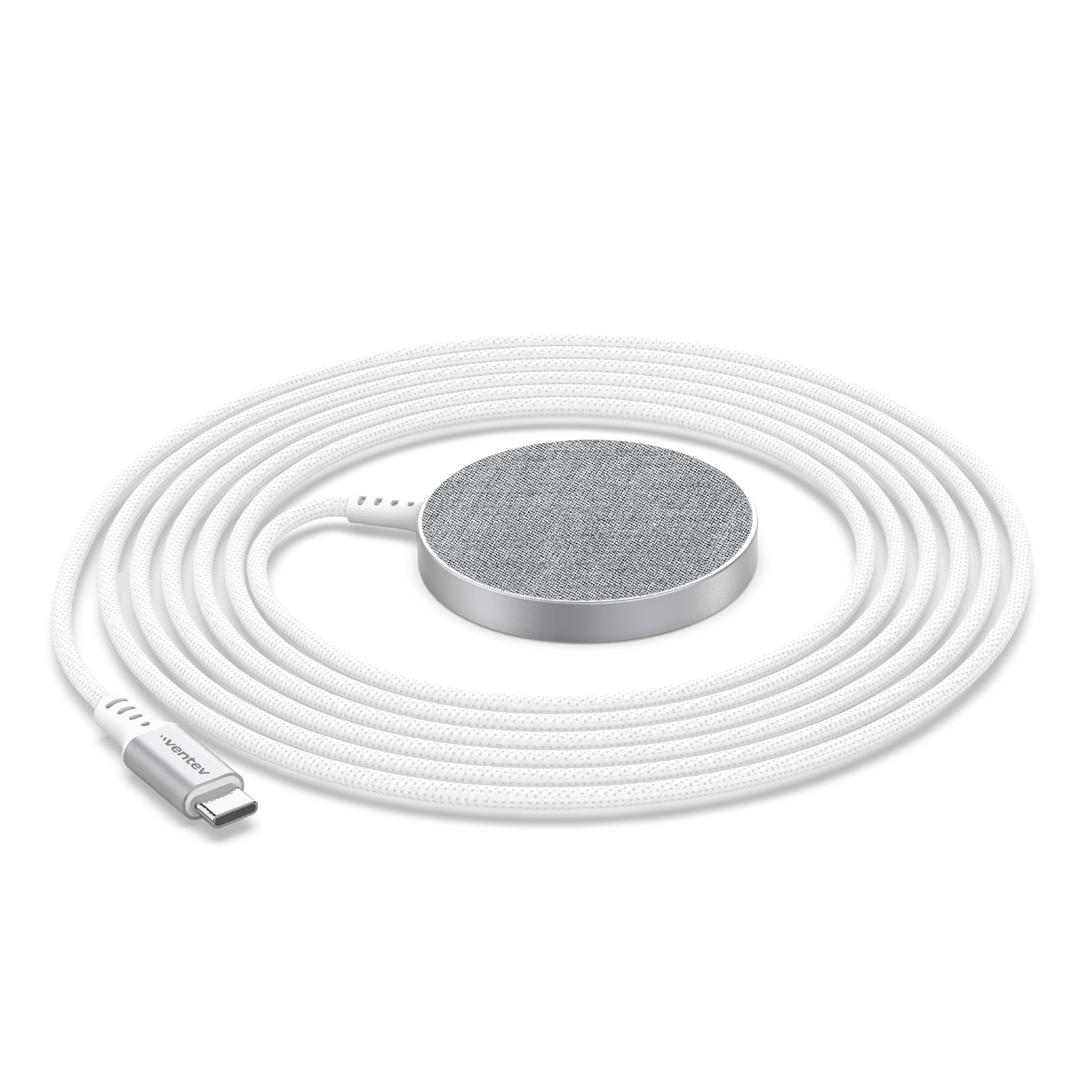 15W ULTRAFAST Wireless Magnetic Charger with Extra-Long 10 Foot