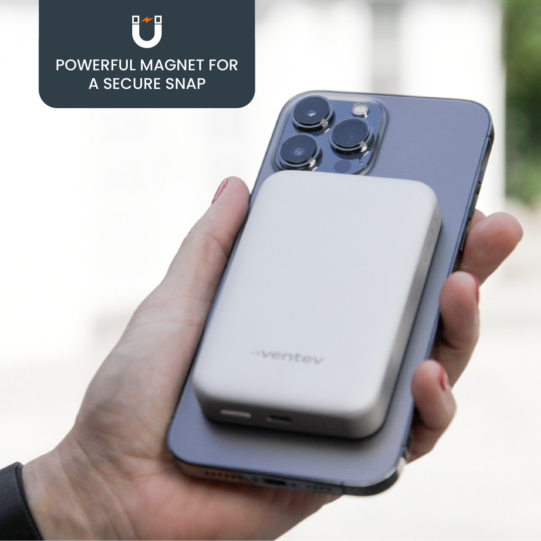 5k mAh Portable Magnetic Battery - Ventev – Ventev Mobility