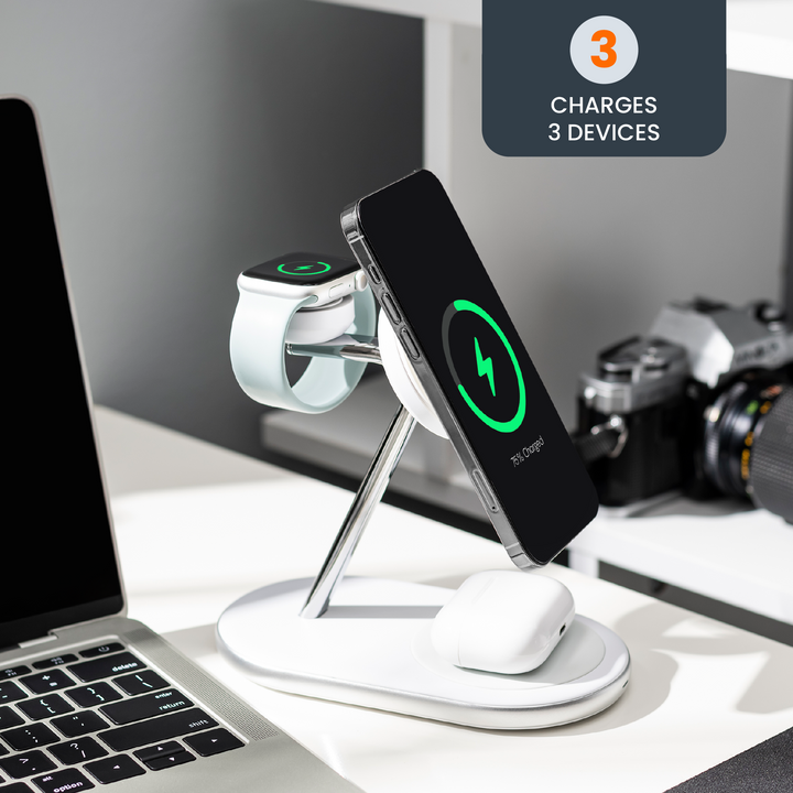 15W ULTRAFAST 3 in 1 Wireless Charging Stand - Ventev – Ventev
